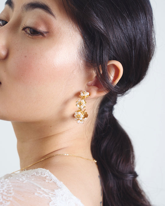 Lefkada medium earrings