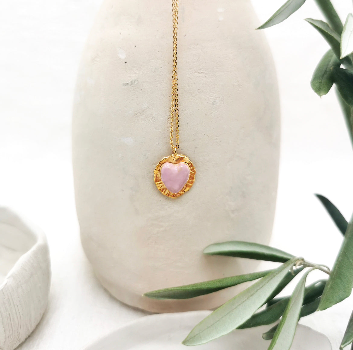 Collier Travia octobre rose