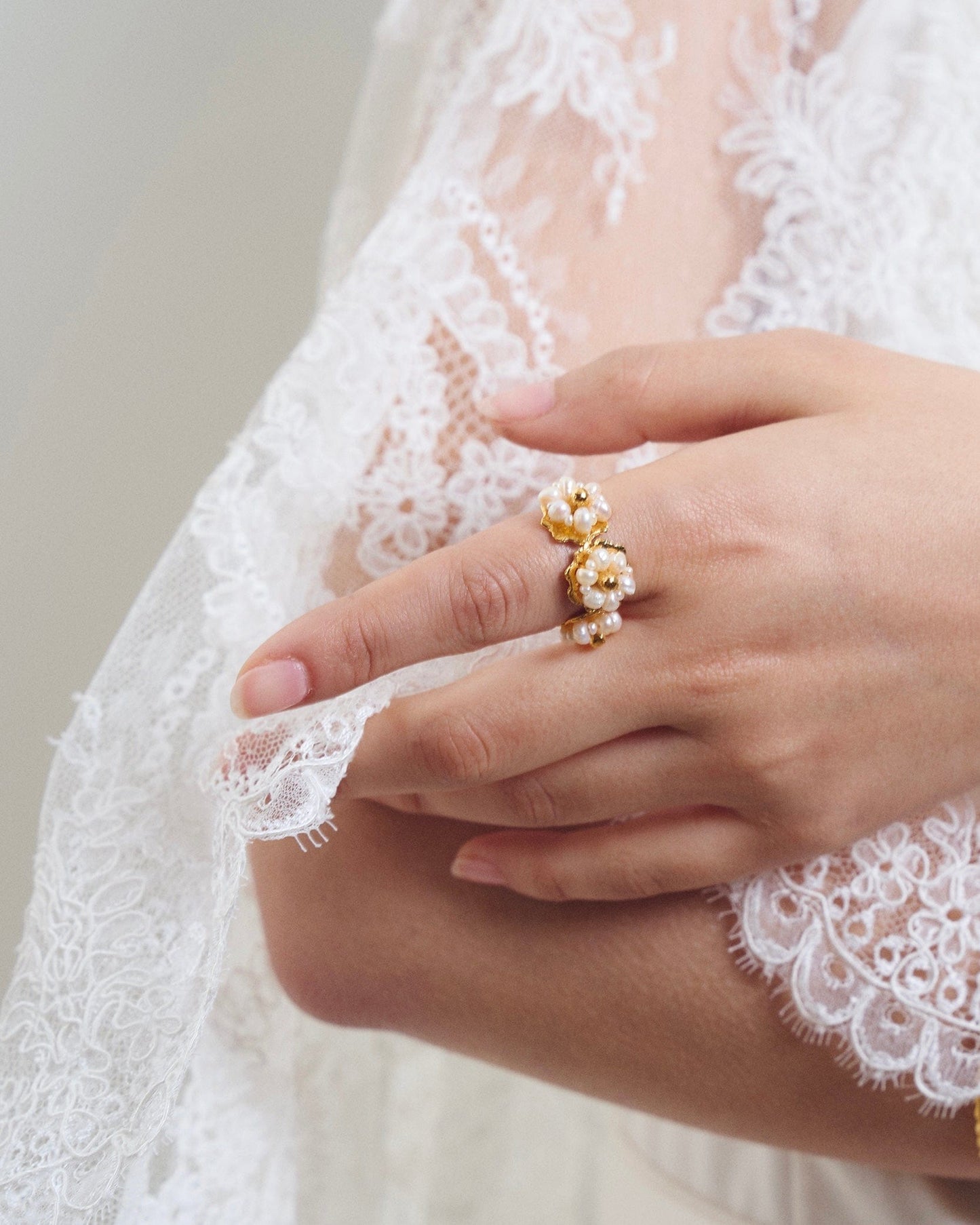 Elise Tsikis Paris Bague Selini triple - archive