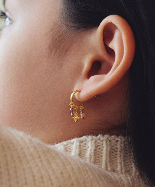 Elise Tsikis Paris Boucles d'oreilles Amuli