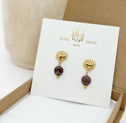 Elise Tsikis Paris Boucles d'oreilles Bahia - archive