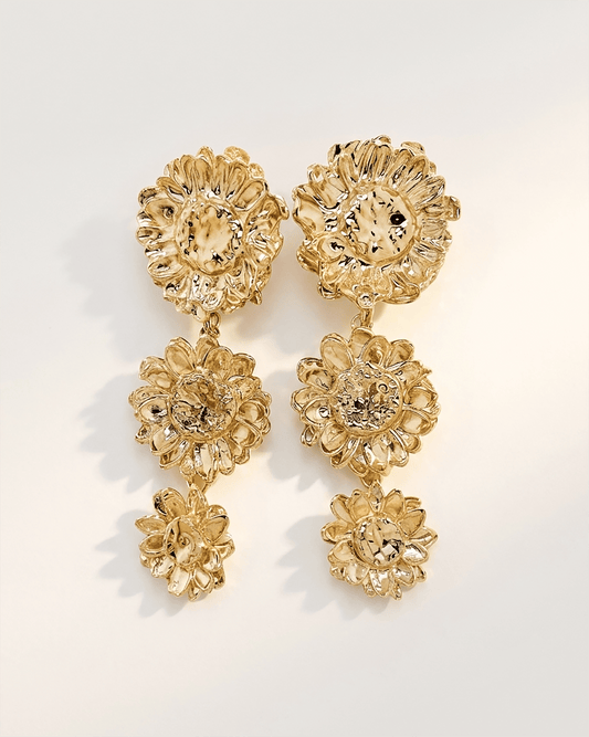 Elise Tsikis Paris Boucles d'oreilles Calas Gold