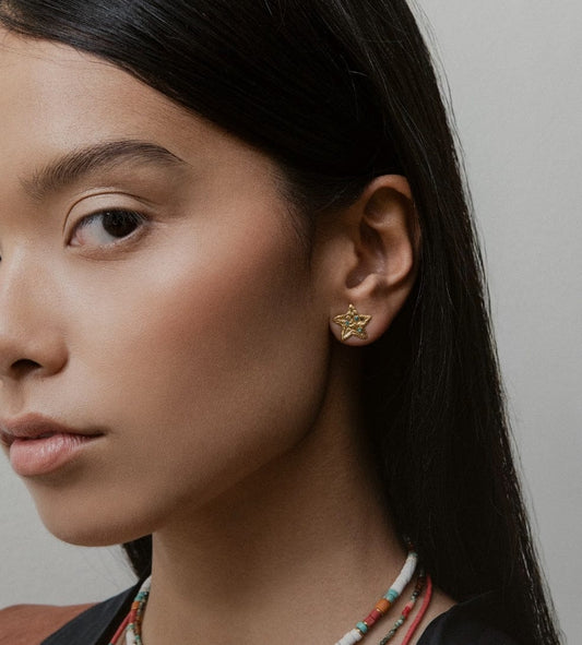 Elise Tsikis Paris Boucles d'oreilles Cotulla Medium