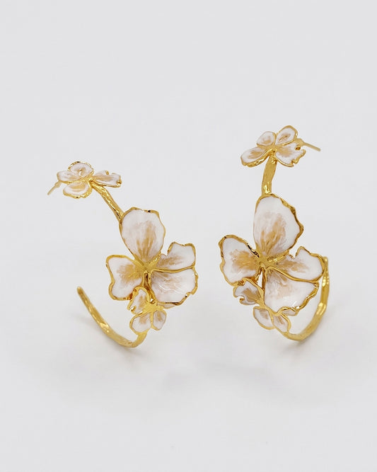 Elise Tsikis Paris Boucles d'oreilles Ditsa Émaillées
