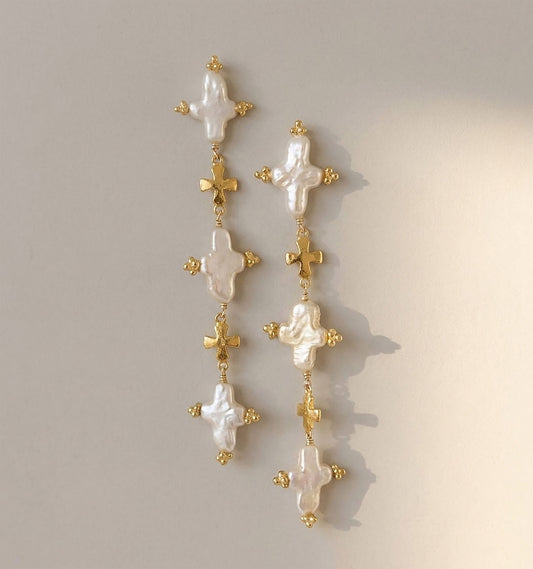 Elise Tsikis Paris Boucles d'oreilles Hellenica
