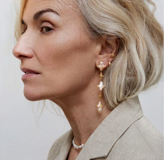 Elise Tsikis Paris Boucles d'oreilles Hellenica
