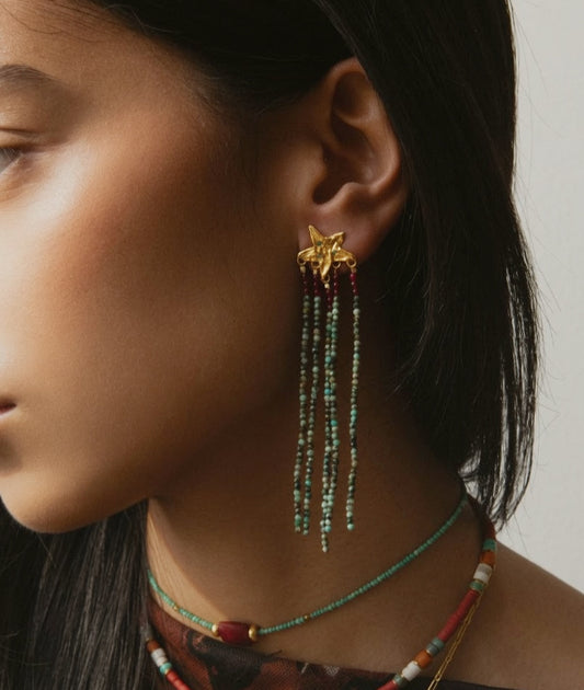 Elise Tsikis Paris Boucles d'oreilles Junta