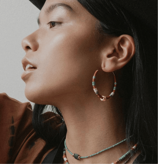 Elise Tsikis Paris Boucles d'oreilles Massey
