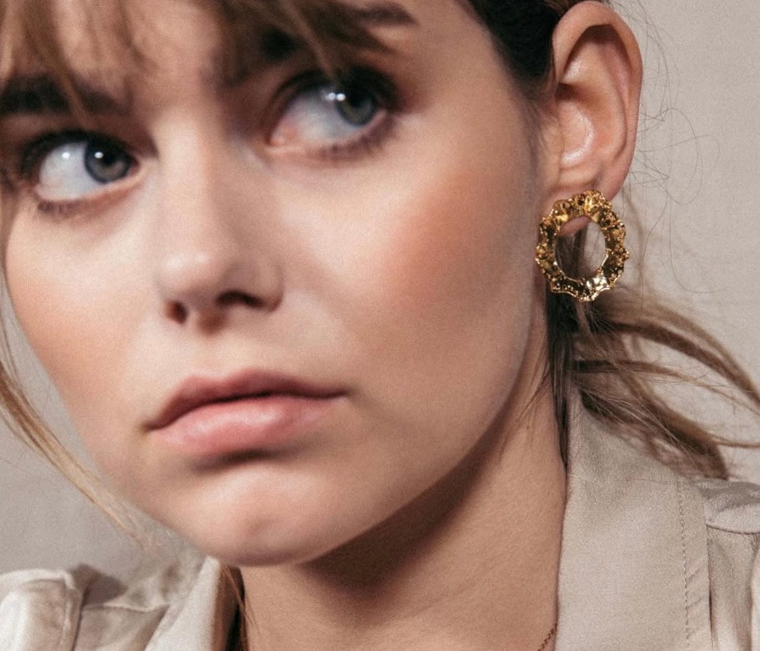 Elise Tsikis Paris Boucles d’oreilles Narcisse - archive