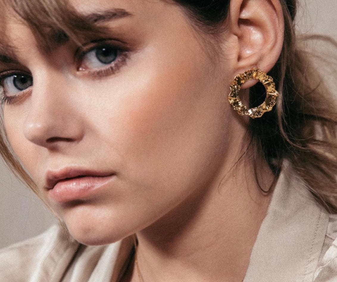 Elise Tsikis Paris Boucles d’oreilles Narcisse - archive