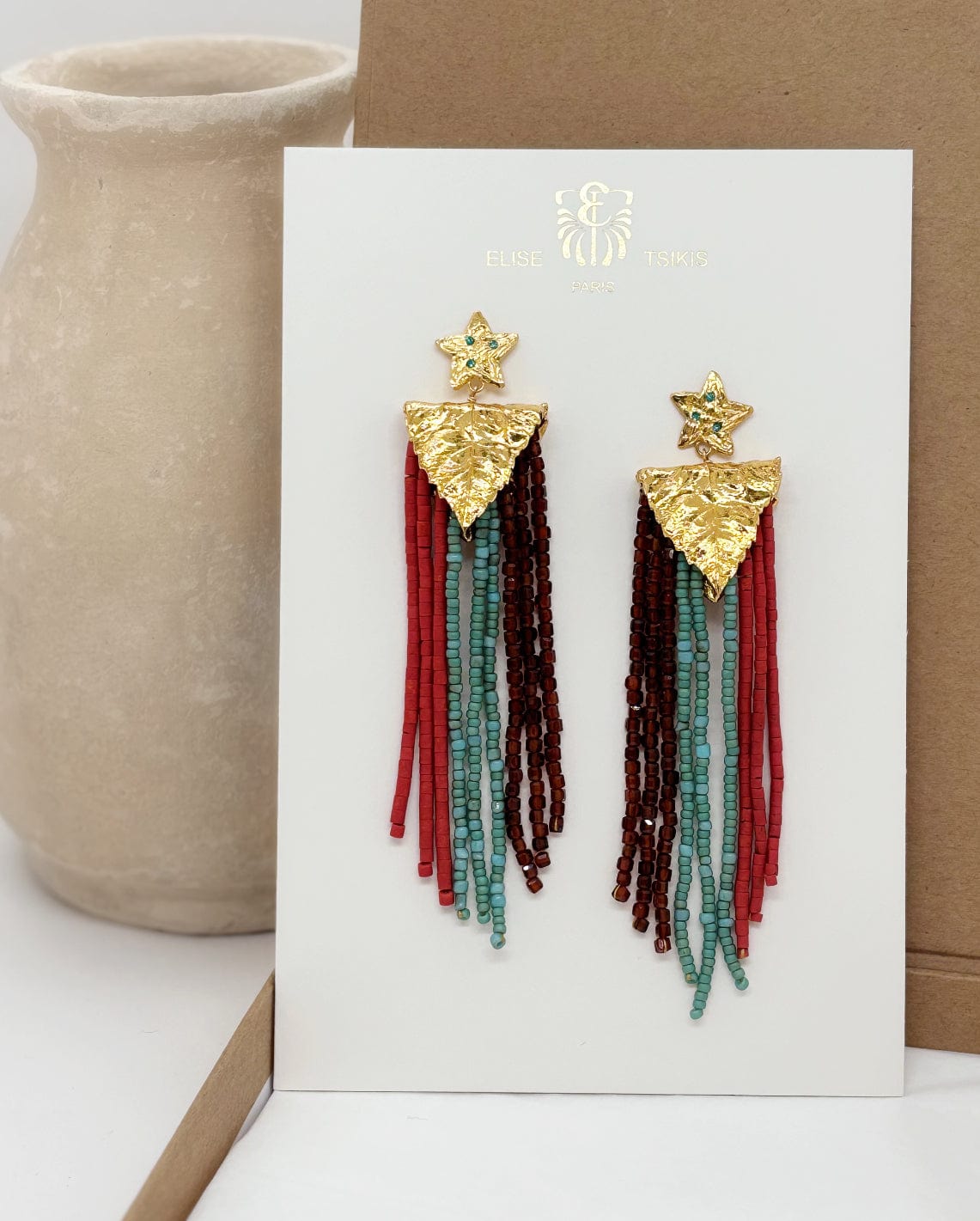 Elise Tsikis Paris Boucles d'oreilles Odessa
