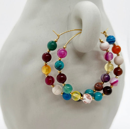 Elise Tsikis Paris Boucles d'oreilles Quarra - archive