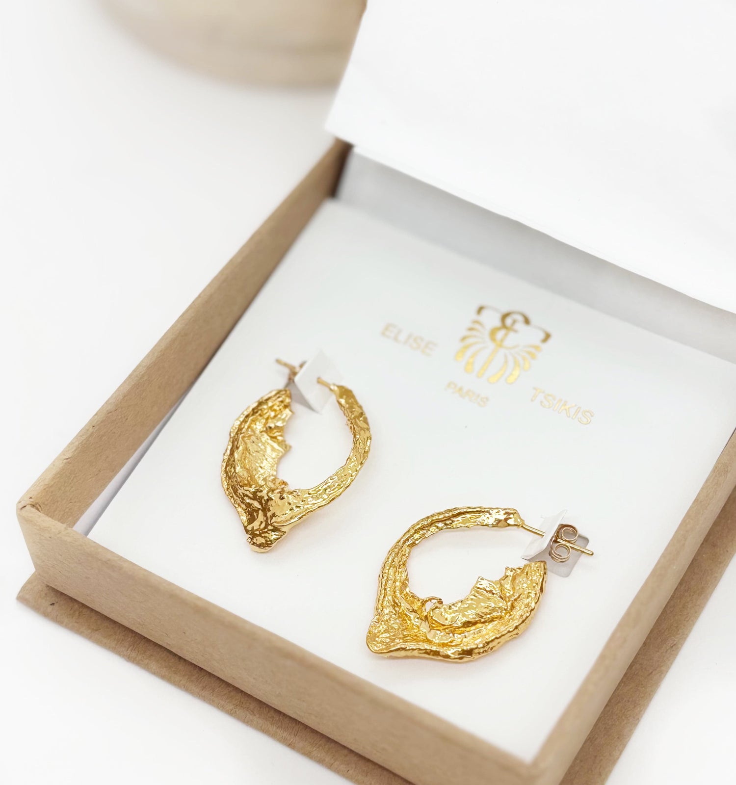 Elise Tsikis Paris Boucles d'oreilles Trinia - archive