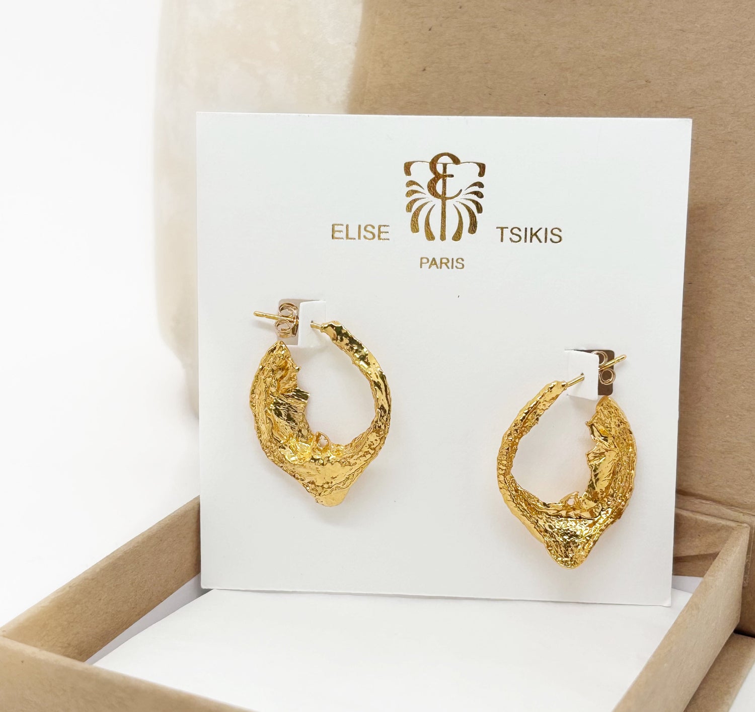Elise Tsikis Paris Boucles d'oreilles Trinia - archive