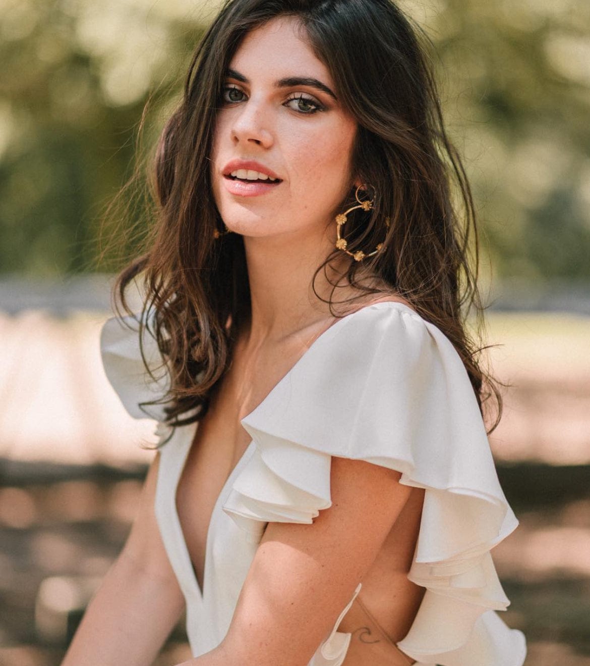 Elise Tsikis Paris Boucles Marguerite Large - archive