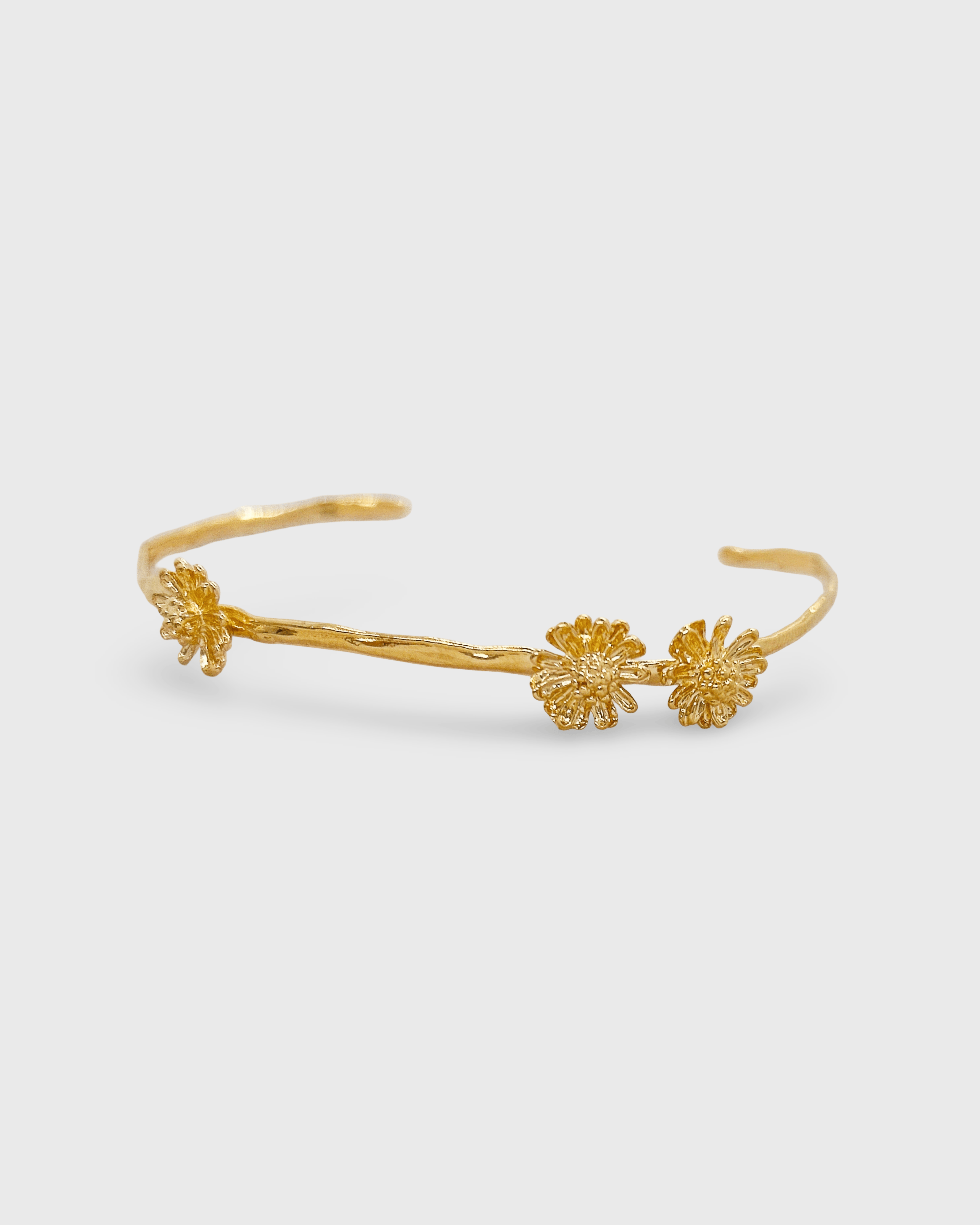 Bracelet Ajustable l Bracelet Jonc Marguerite l Elise Tsikis