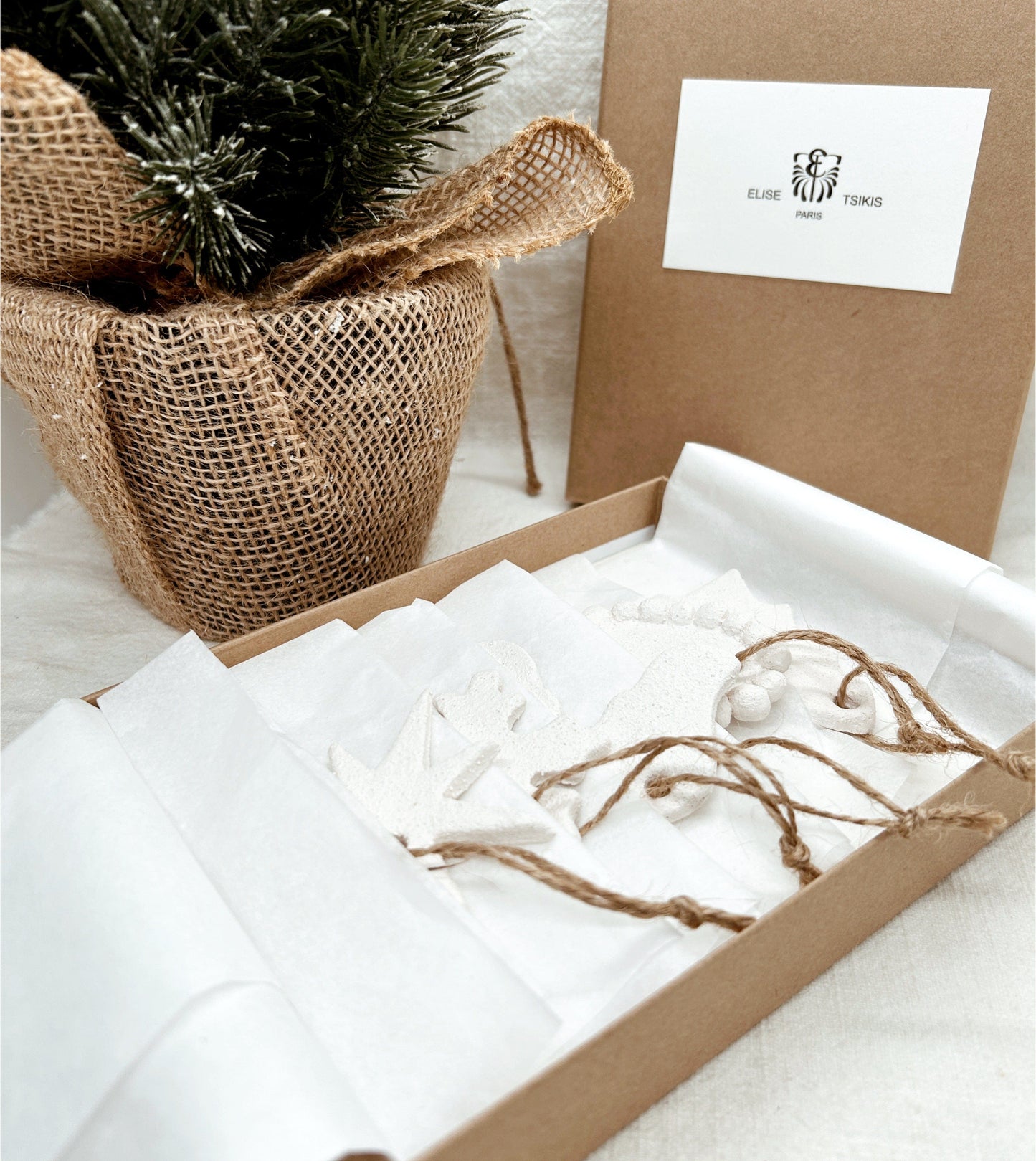 Elise Tsikis Paris Coffret céramiques de Noël
