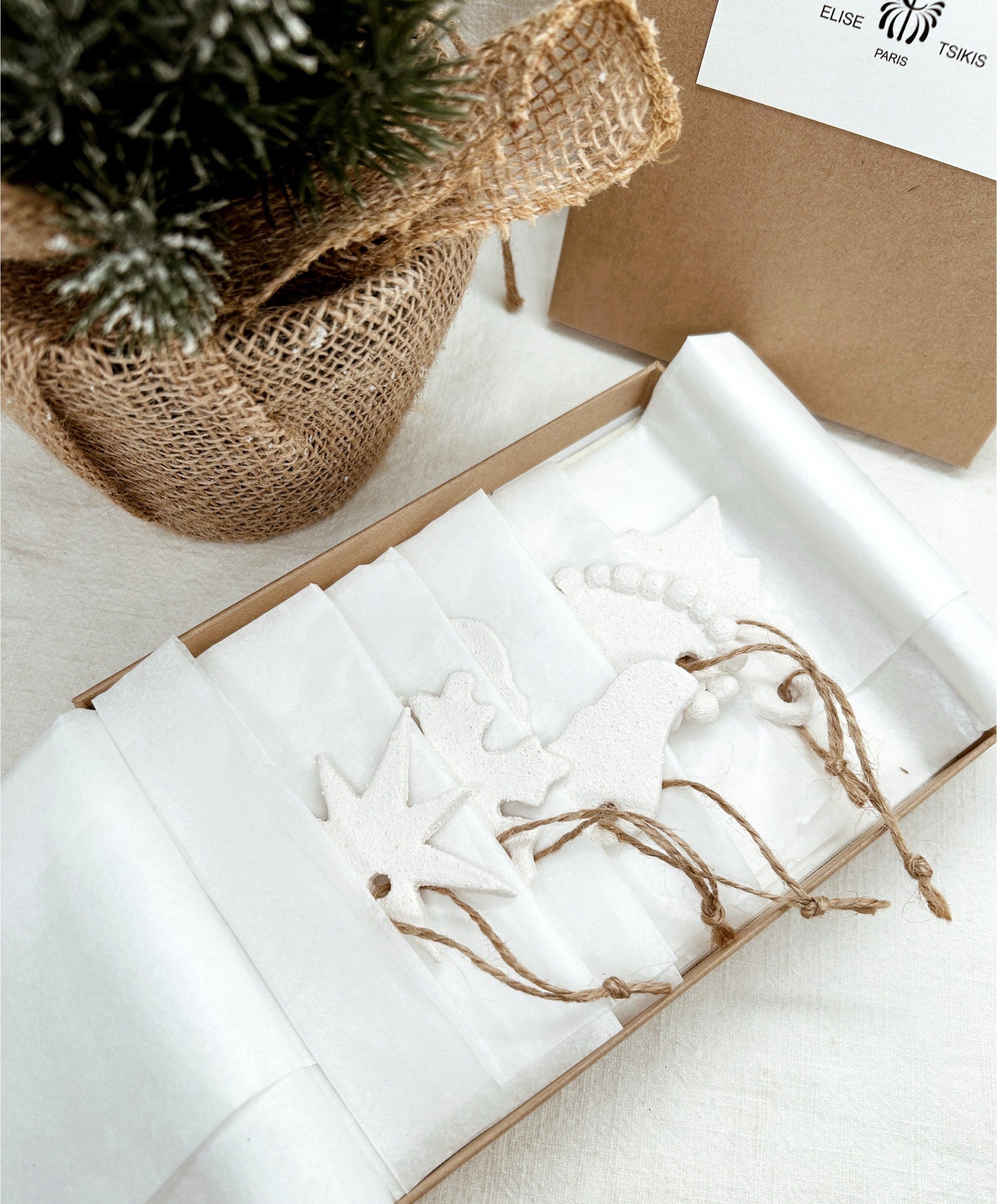 Elise Tsikis Paris Coffret céramiques de Noël