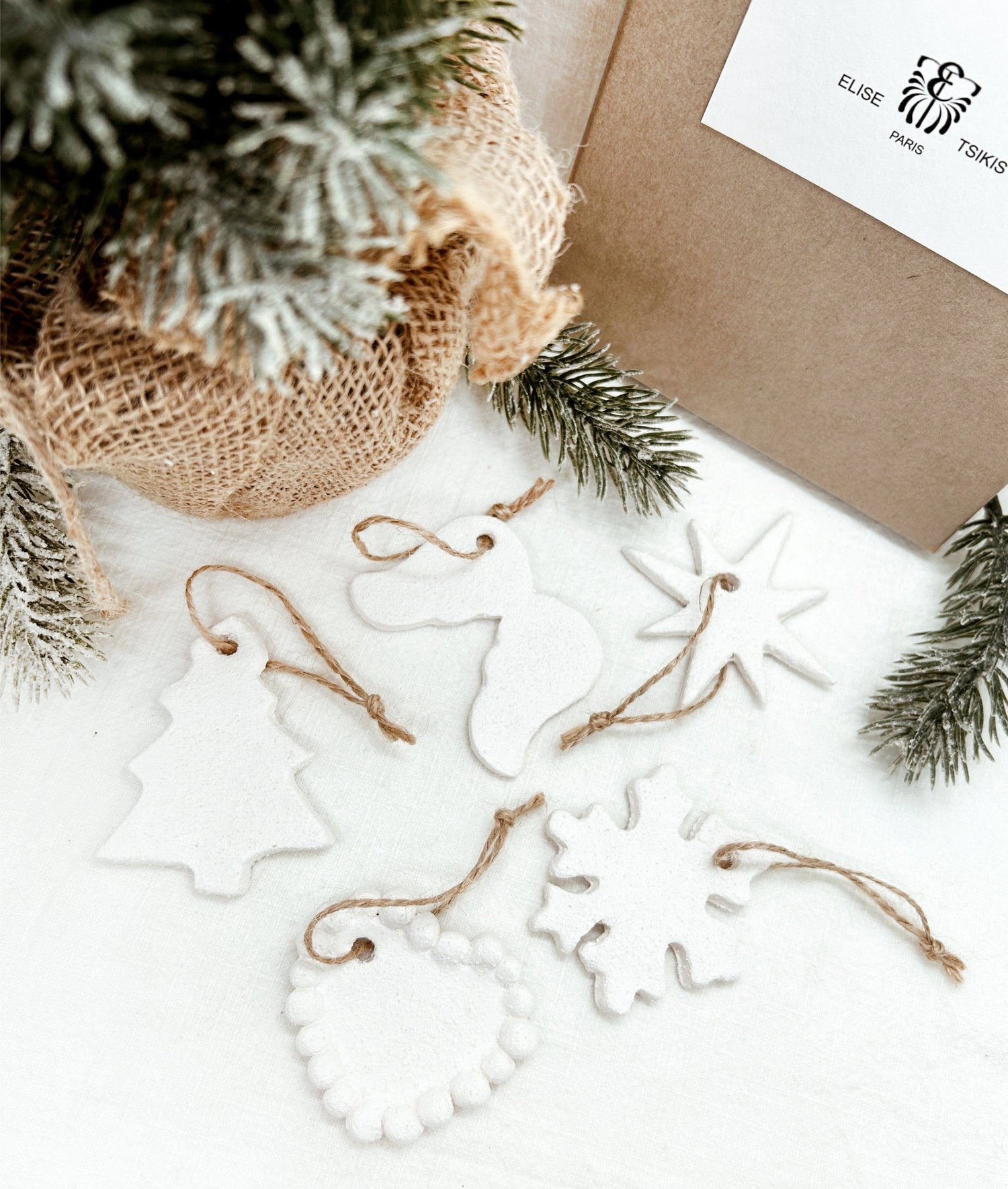 Elise Tsikis Paris Coffret céramiques de Noël