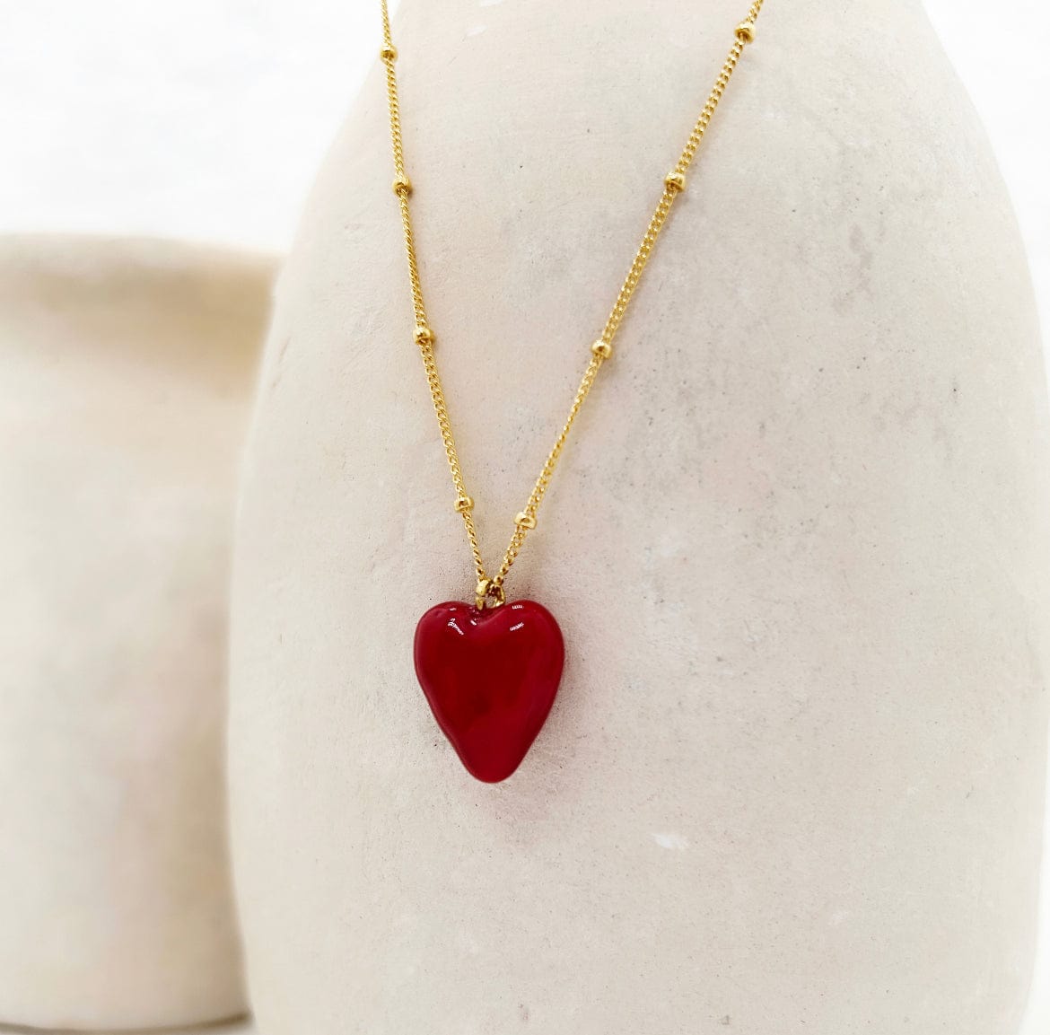 Elise Tsikis Paris Collier Medea rouge - archive