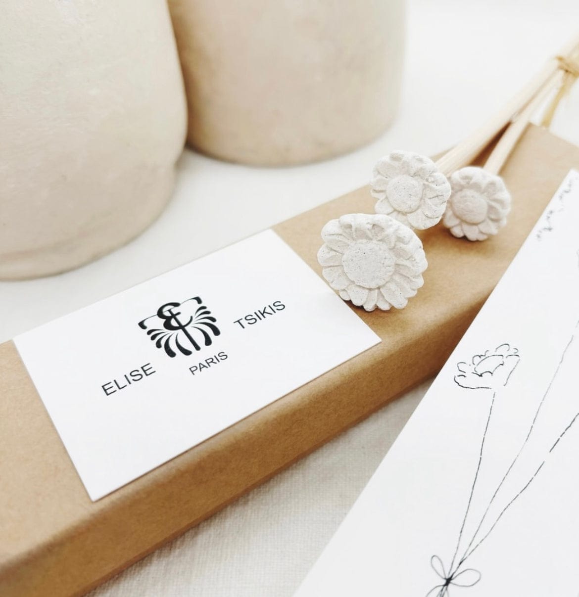 Elise Tsikis Paris Fleurs de Grès