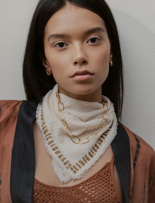 Elise Tsikis Paris Foulard Sinaloa écru