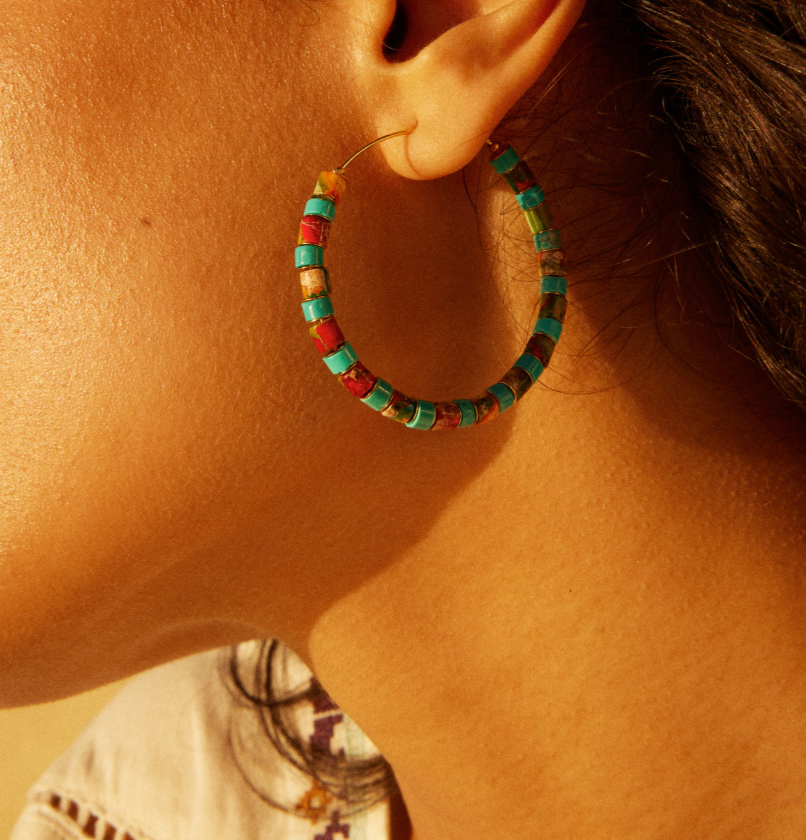 Boucles d'oreilles Marcia large
