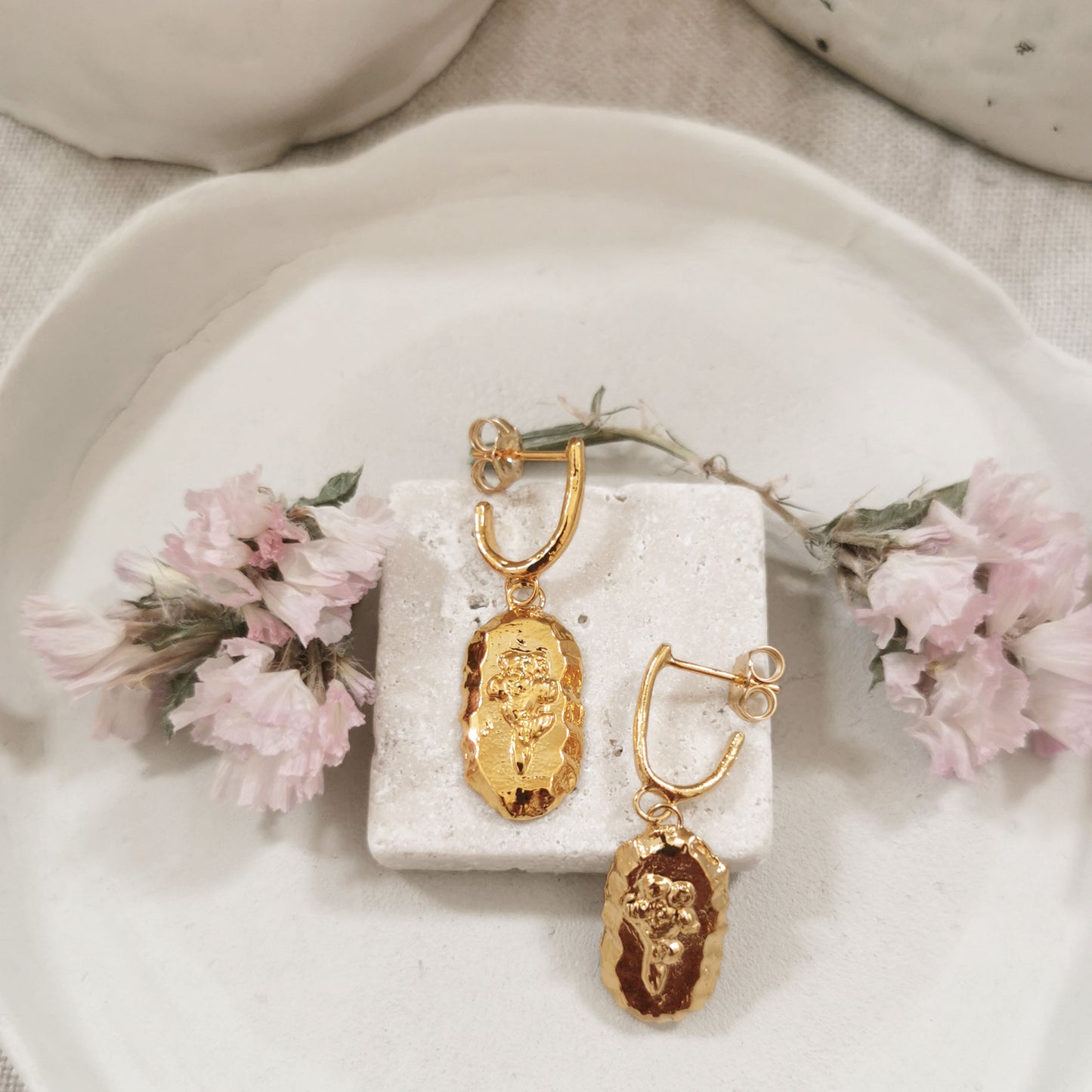 Boucles d'oreilles Cyclamen - archive