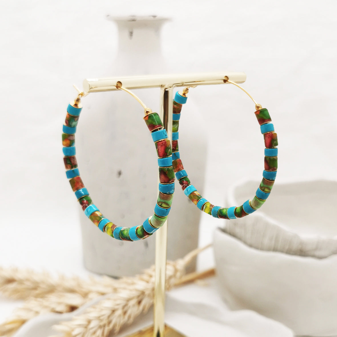 Boucles d'oreilles Marcia large