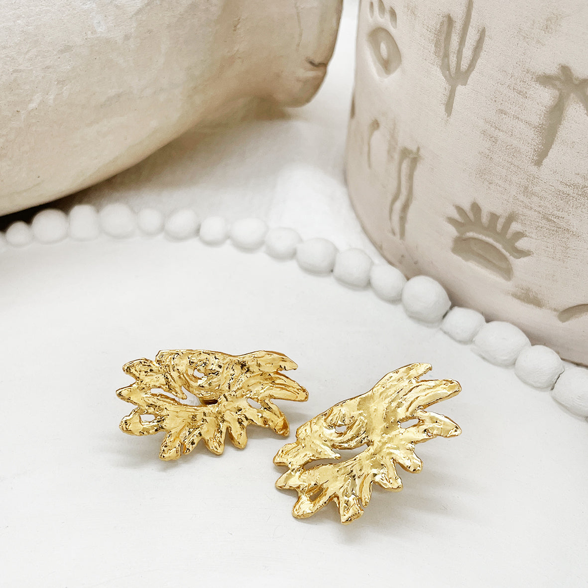 Boucles d'oreilles Pollenia large