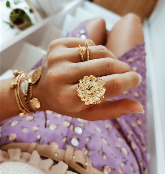 Elise Tsikis Paris Bague Siblas Gold - archive