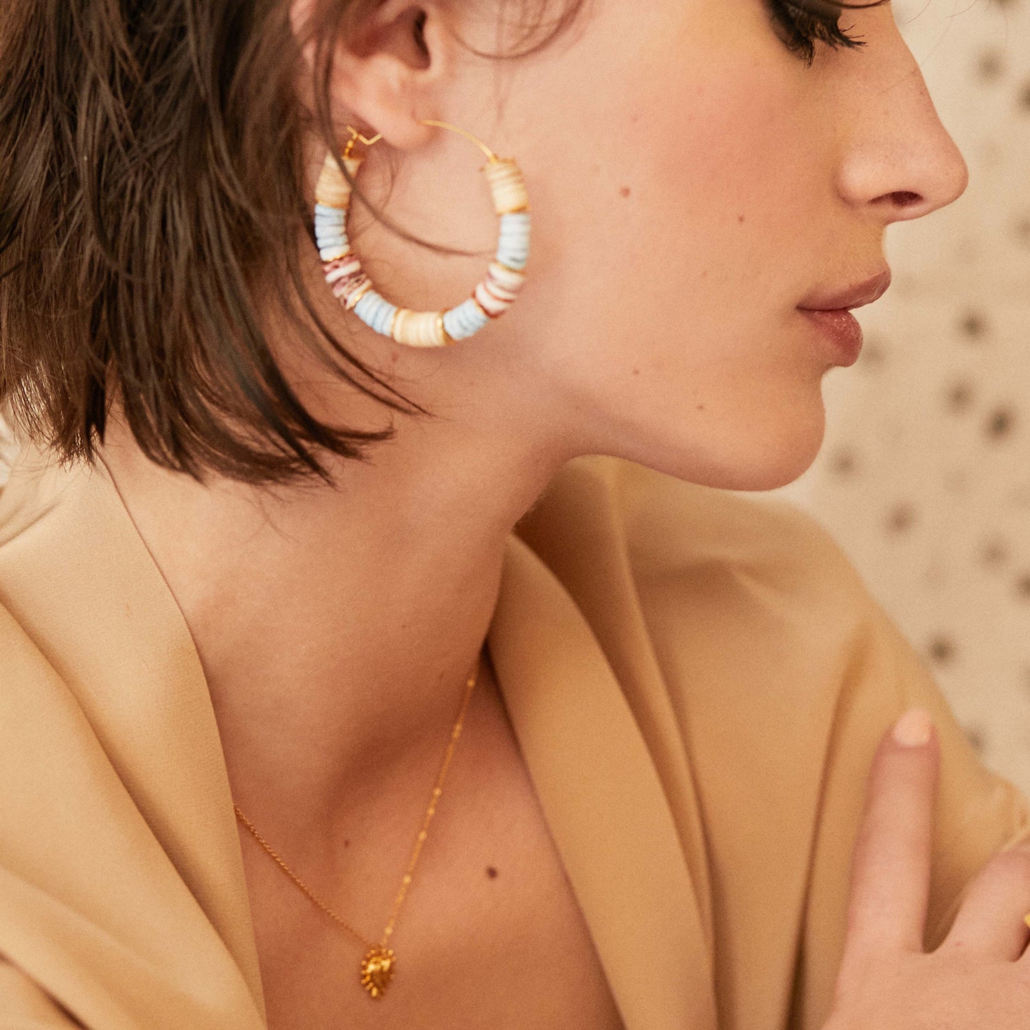 Elise Tsikis Paris Boucles d'oreilles Laguna - archive