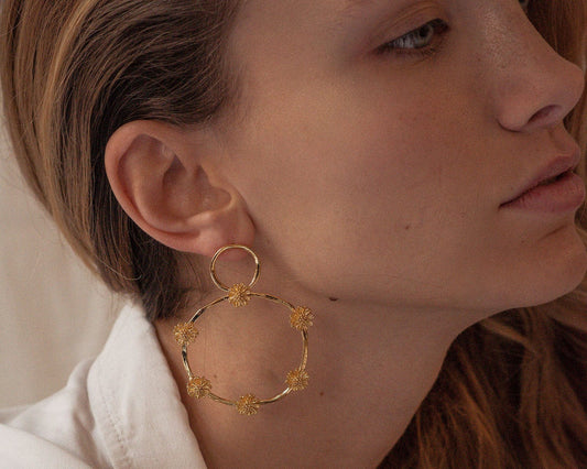 Elise Tsikis Paris Boucles Marguerite Large - archive