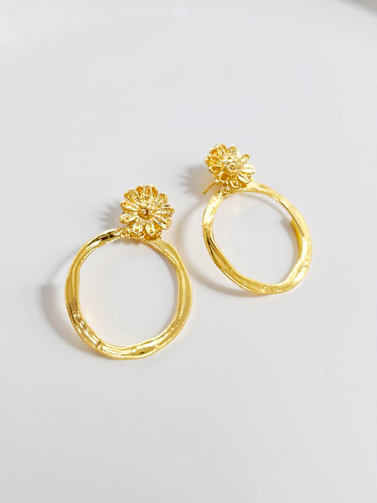 Boucles d'oreilles Marguerite Medium