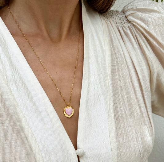 Collier Travia octobre rose