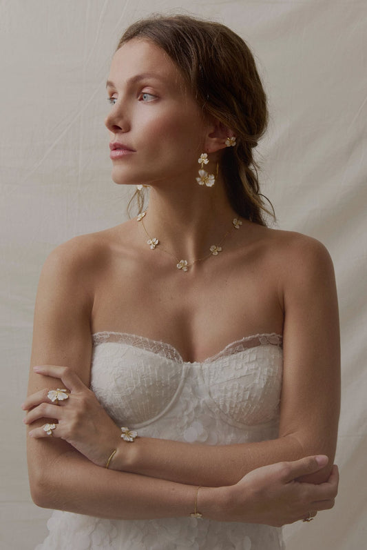 Elise Tsikis Paris Bague de phalange Damy Émaillée