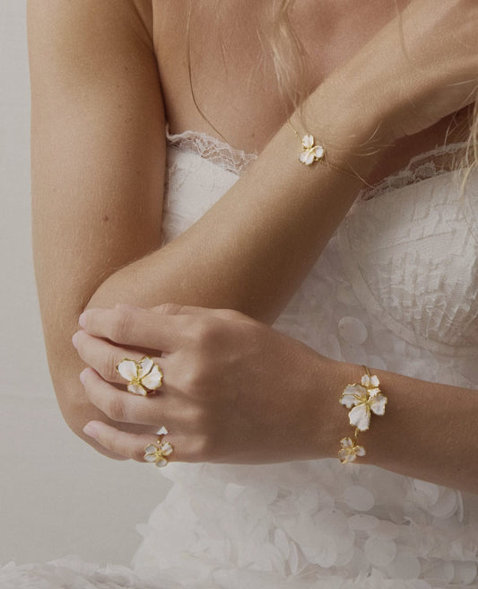 Elise Tsikis Paris Bague Elysia Medium Émaillée