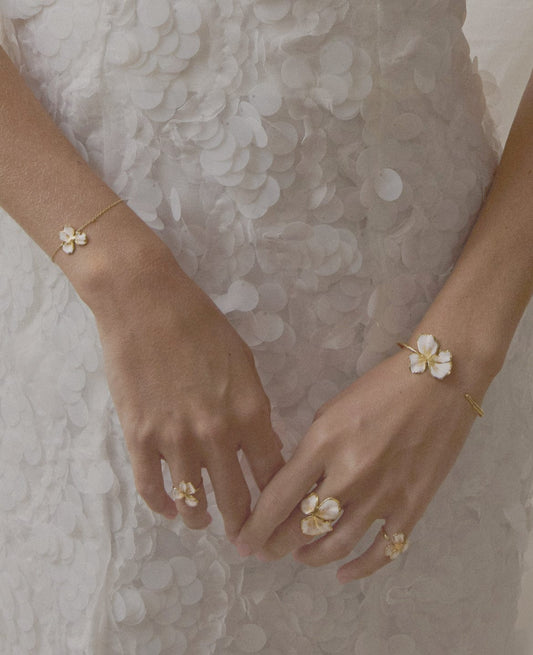 Elise Tsikis Paris Bague Elysia small Émaillée