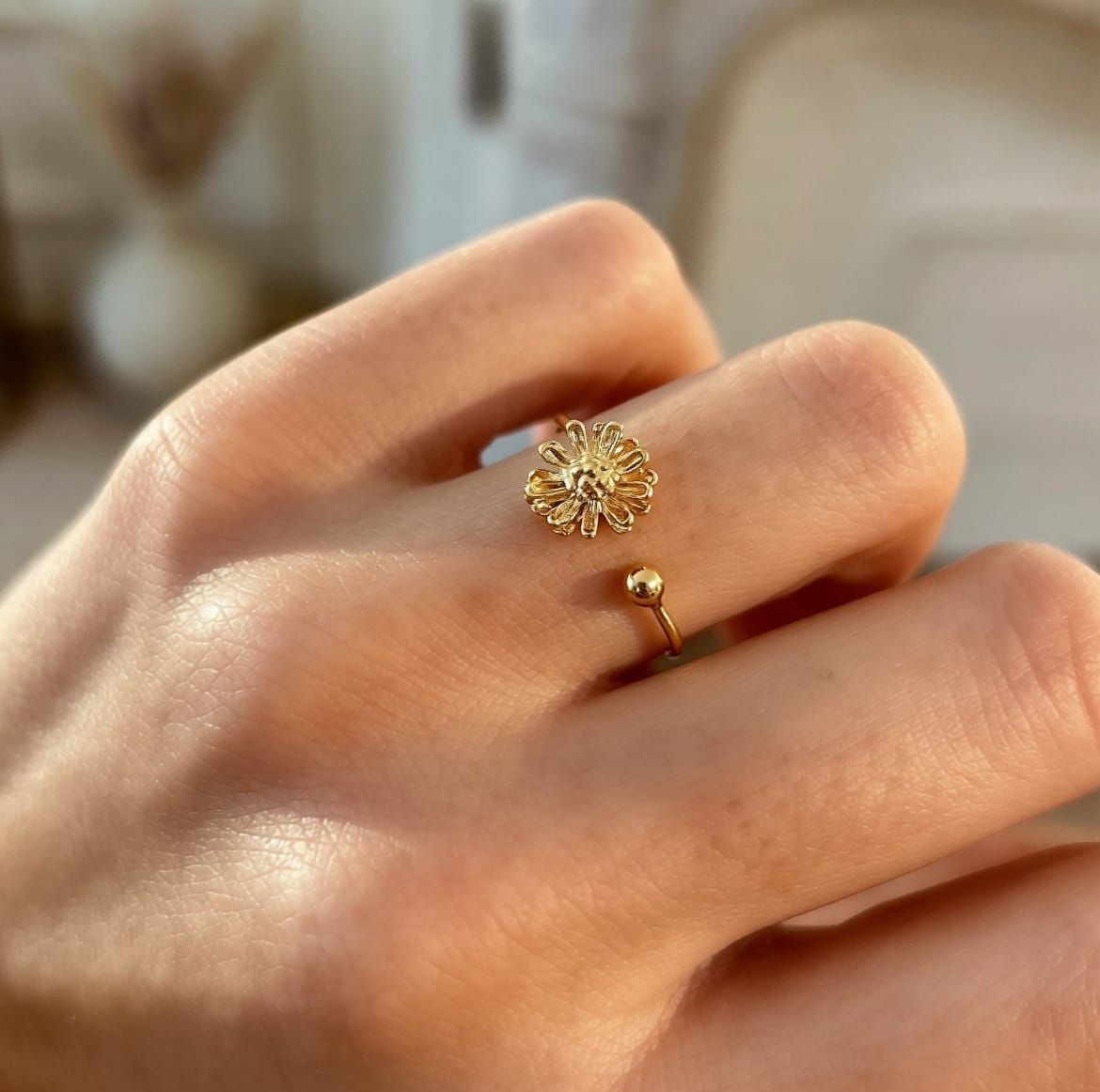 Elise Tsikis Paris Bague Marguerite Simple