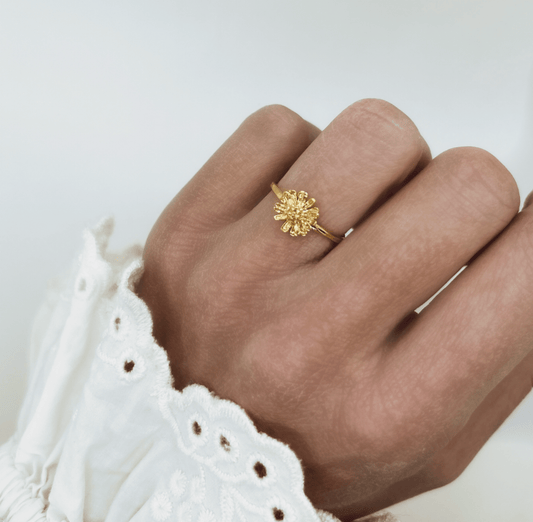 Elise Tsikis Paris Bague Marguerite Solitaire - archive