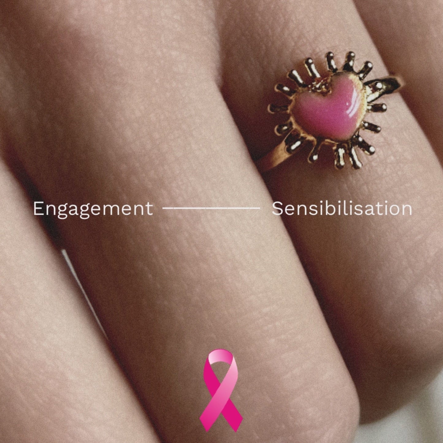Elise Tsikis Paris Bague Santissima Octobre Rose