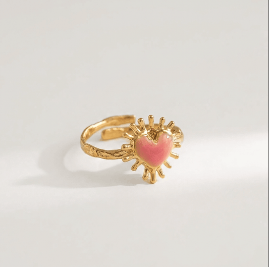 Elise Tsikis Paris Bague Santissima Octobre Rose
