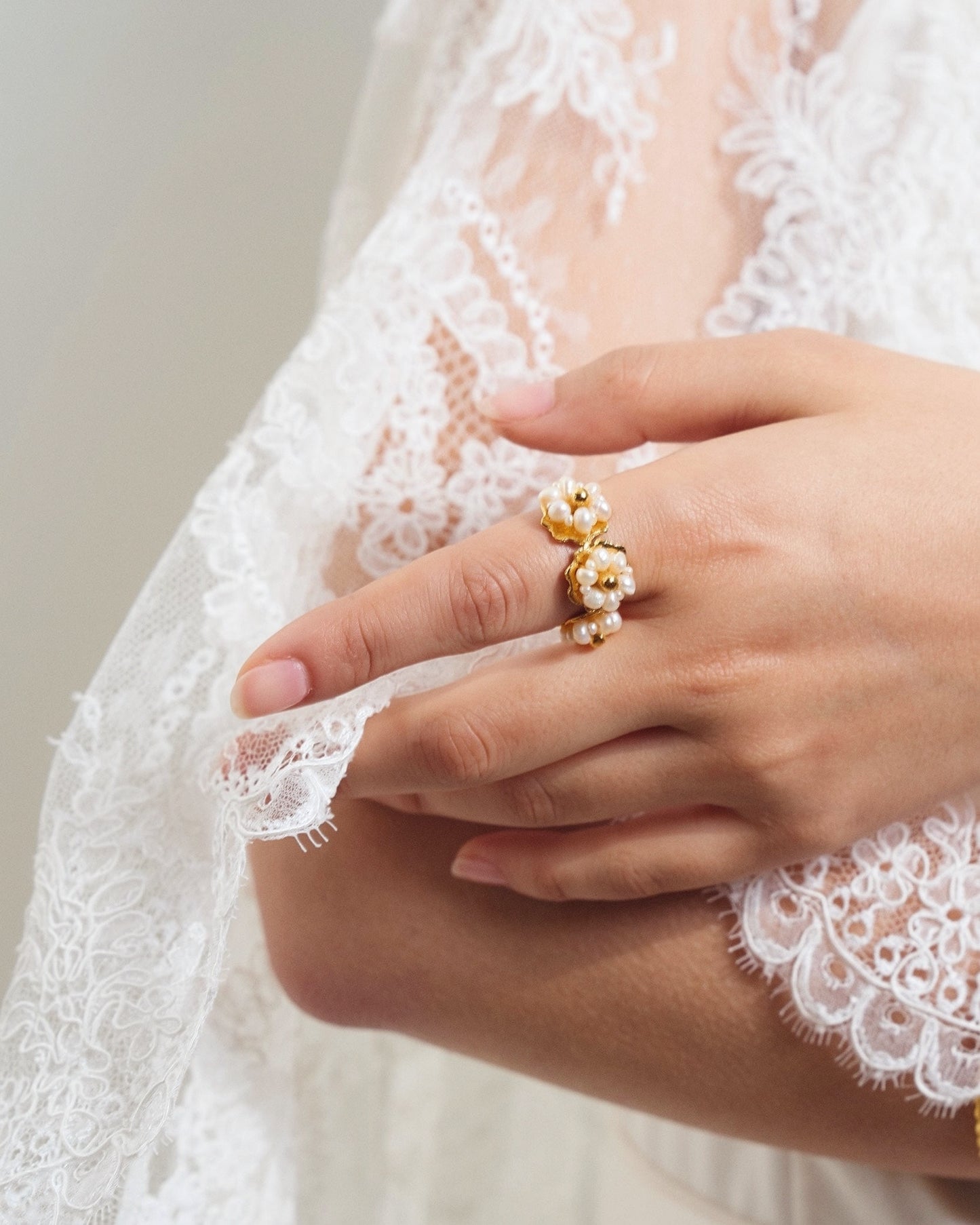 Elise Tsikis Paris Bague Selini triple - archive