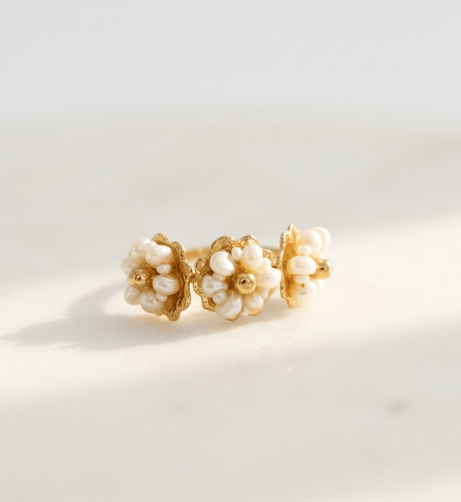 Elise Tsikis Paris Bague Selini triple - archive