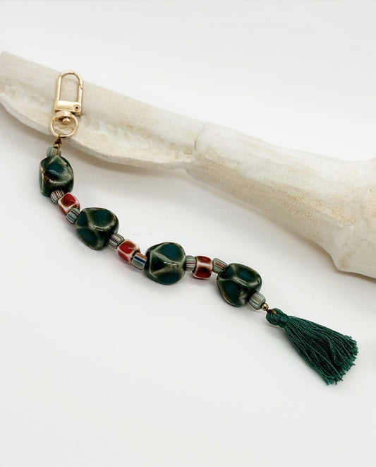 Elise Tsikis Paris Bijou de sac Dali vert