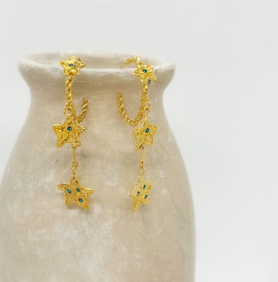 Elise Tsikis Paris Boucles d'oreilles Amarillo