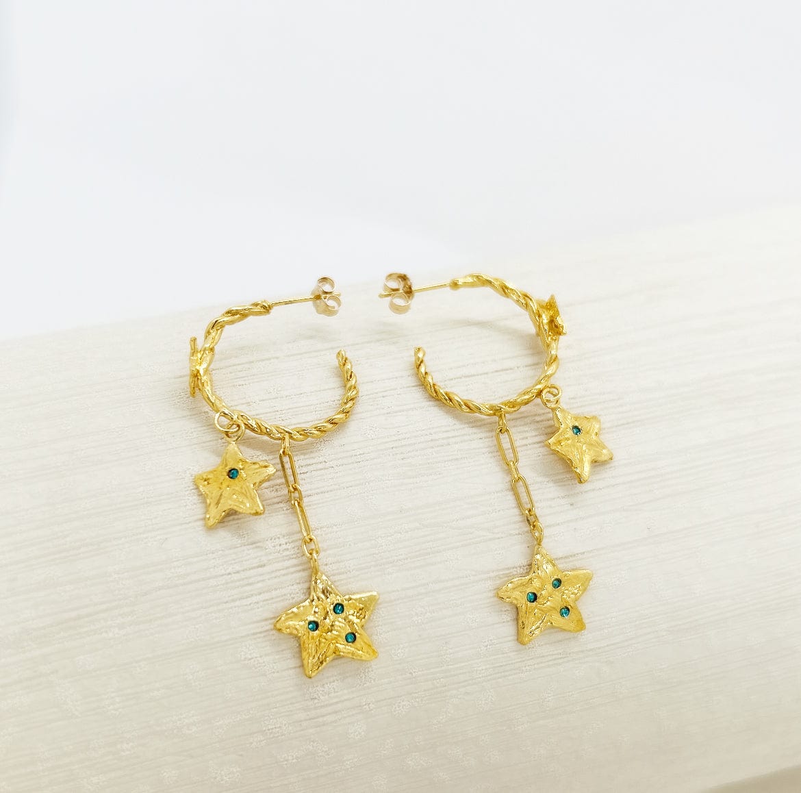 Elise Tsikis Paris Boucles d'oreilles Amarillo