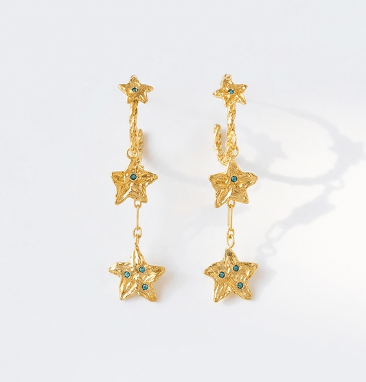 Elise Tsikis Paris Boucles d'oreilles Amarillo