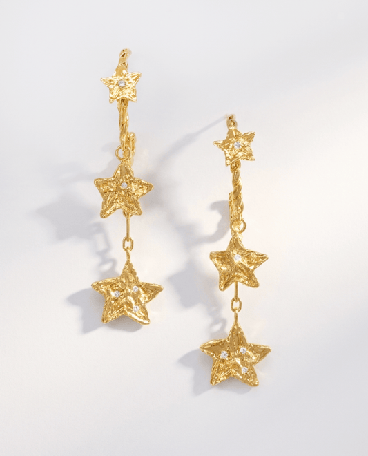 Elise Tsikis Paris Boucles d'oreilles Amarillo