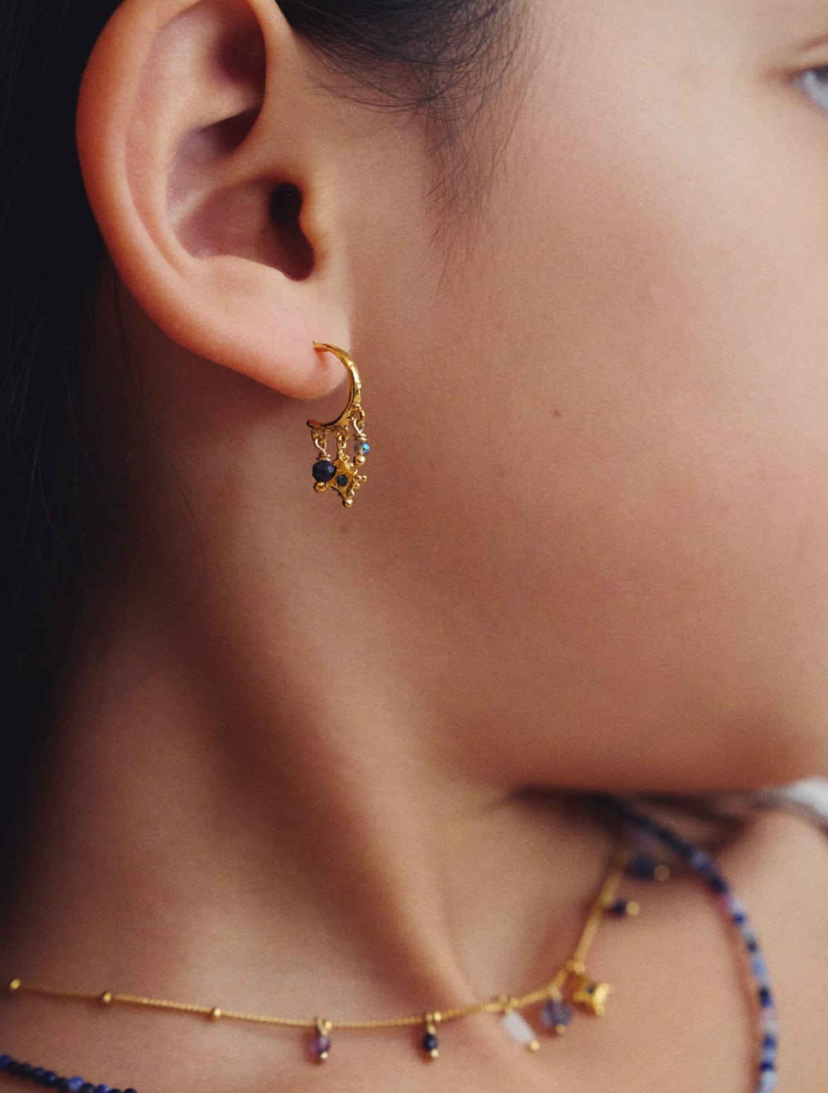 Elise Tsikis Paris Boucles d'oreilles Amuli